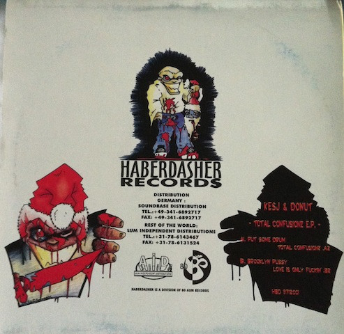 Total Confusionz E.P. back cover