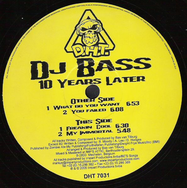 10 Years Later front label