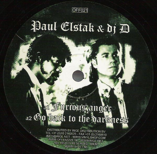 Furious Anger back cover