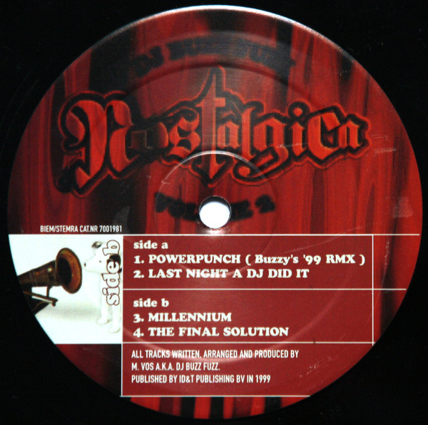 Nostalgica Volume 2 front label