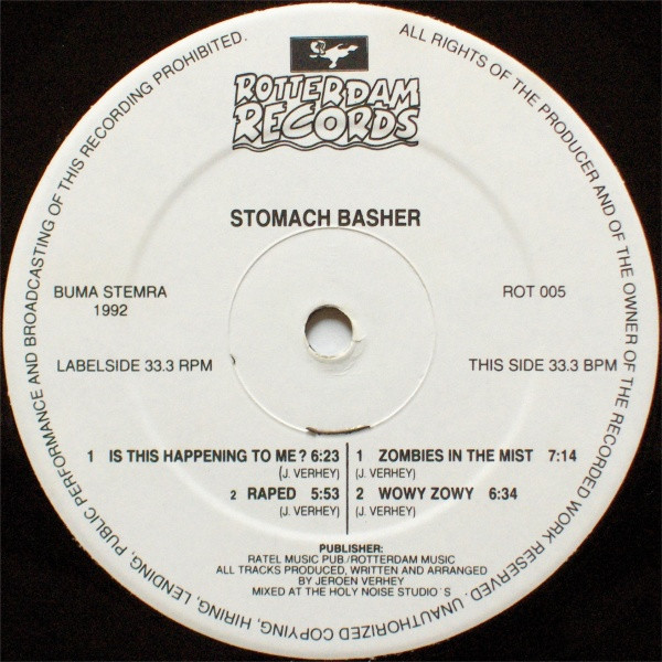 Not Offensive E.P back label