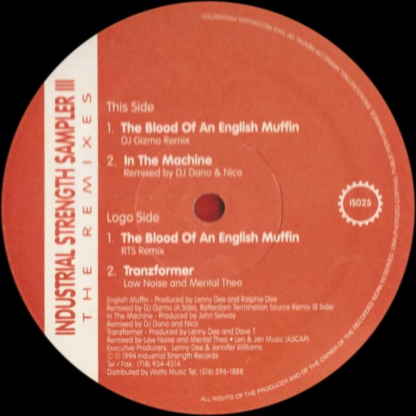 Industrial Strength Sampler III back cover