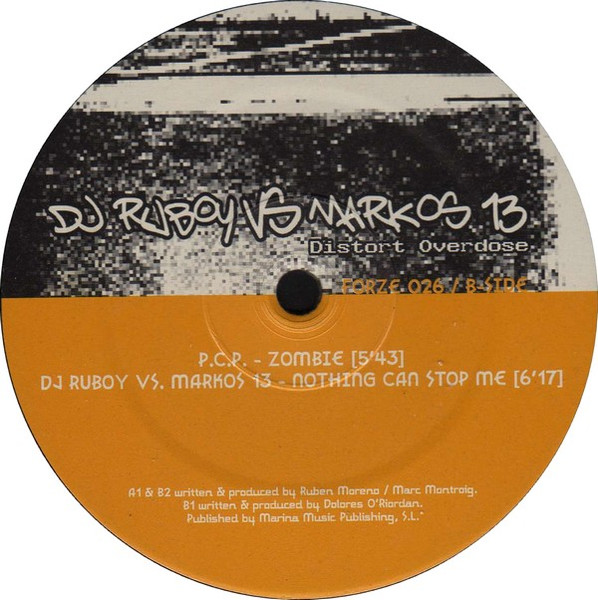 Distort Overdose back label