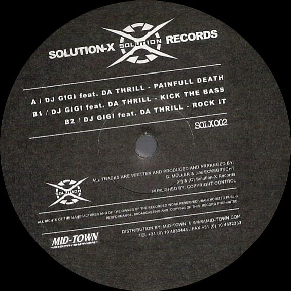 The Solution Is The X back label