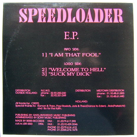 E.P. back cover