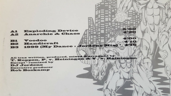 Anarchie & Chaos front label