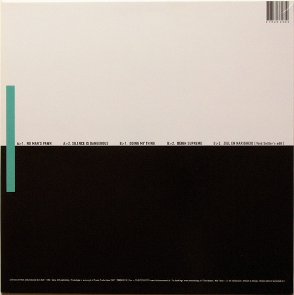 Silence Is Dangerous back cover