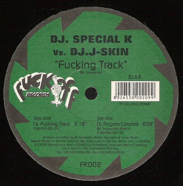 Fuckin Track front label
