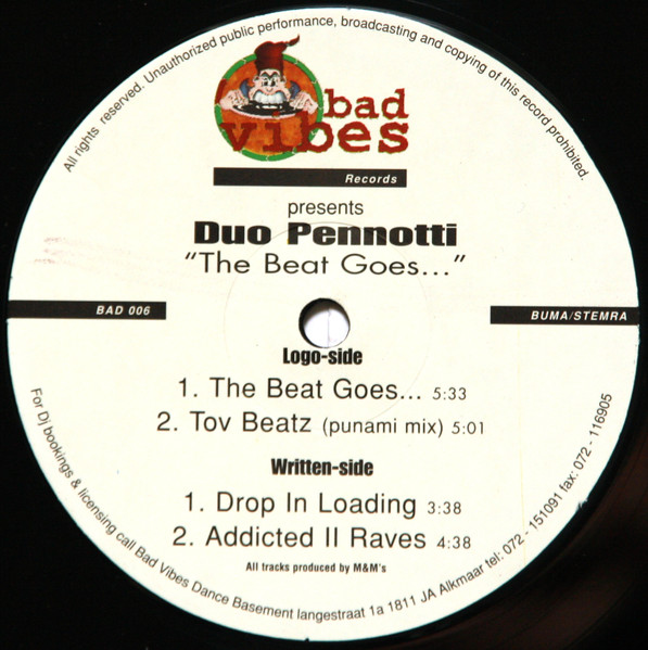 The Beat Goes... back cover