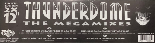 Thunderdome - The Megamixes back cover