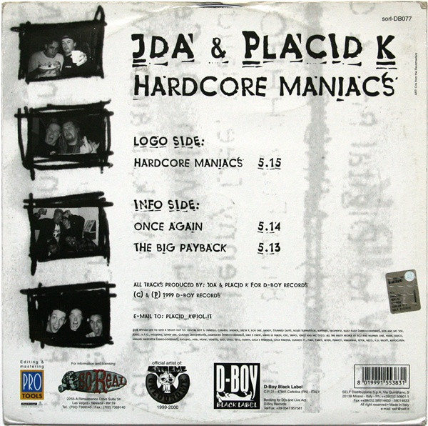 Hardcore Maniacs back cover