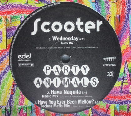 Wednesday / Hava Naquila / Have You Ever Been Mellow? / I'm Raving