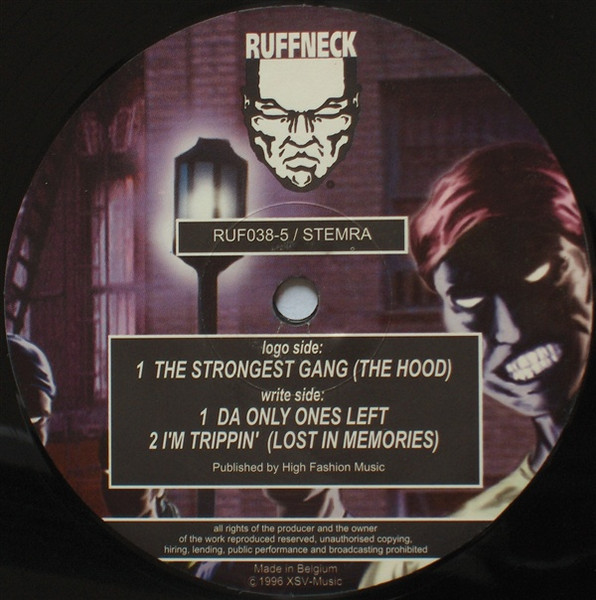 The Strongest Gang (The Hood) back label