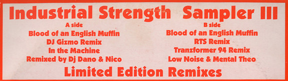 Industrial Strength Sampler III back label
