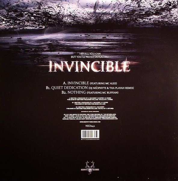 Invincible back cover