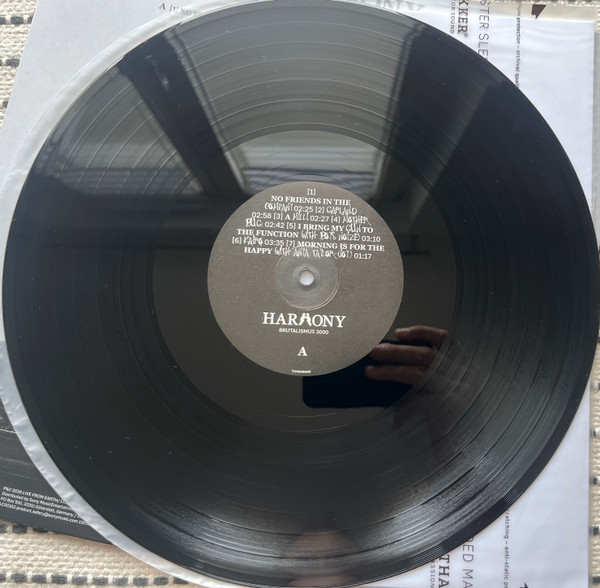 Harmony back label