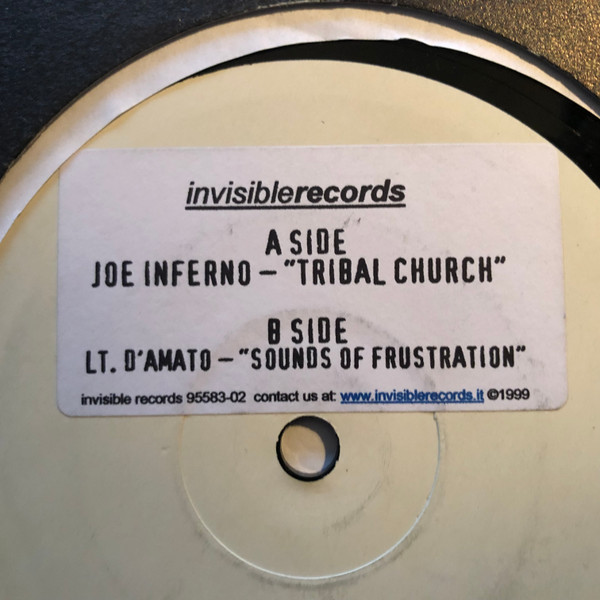 Tribal Church / Sound Of Frustration back label