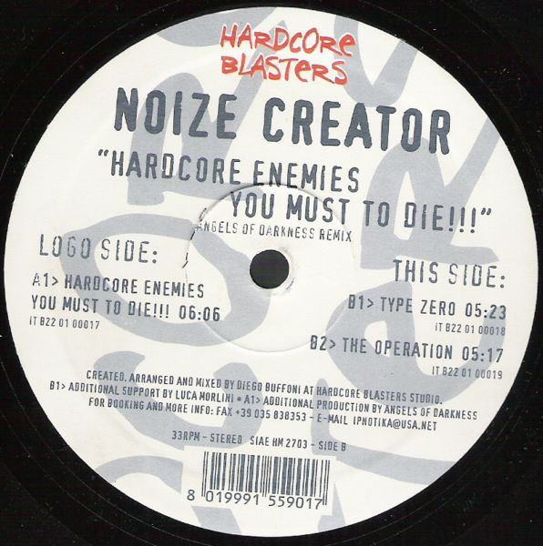 Hardcore Enemies You Must To Die!!! front cover