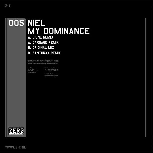 My Dominance back cover