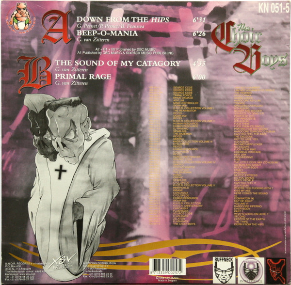 Down From The Hips back cover