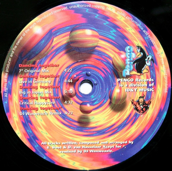 Dancing Together front label