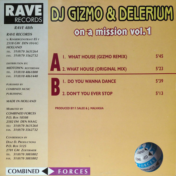 On A Mission Vol. 1 back cover