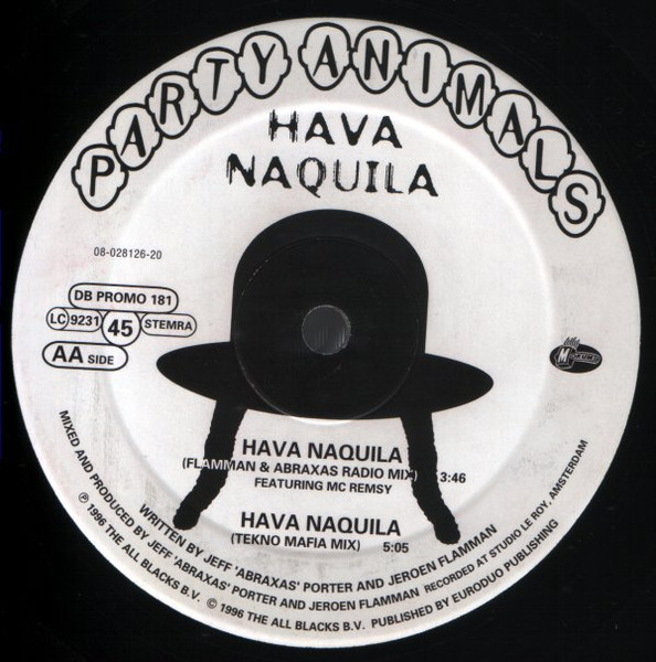 Have You Ever Been Mellow? / Hava Naquila back cover