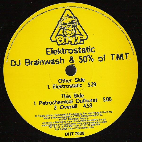 Elektrostatic back label