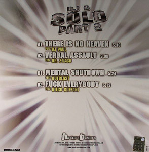 Solo Part 2 back label