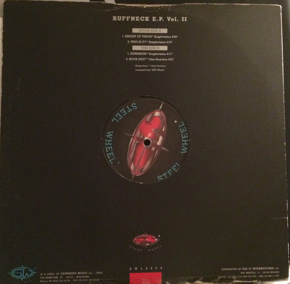 Ruffneck EP Vol. 2 back cover