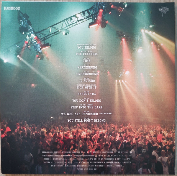 Downtempo The Album back cover