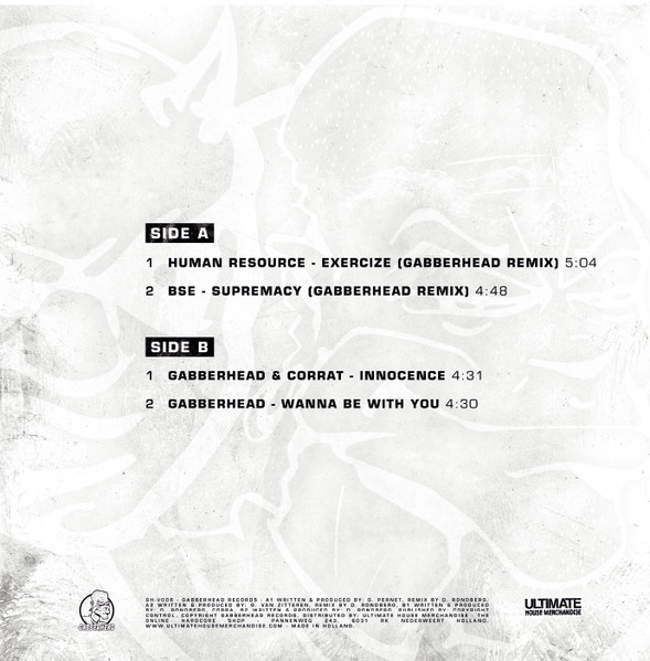 Gabberhead back cover