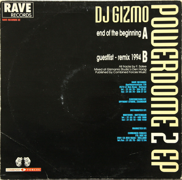 Powerdome 2 EP back cover