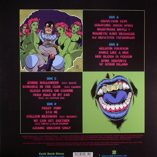 Oozing Bass Spasms back cover