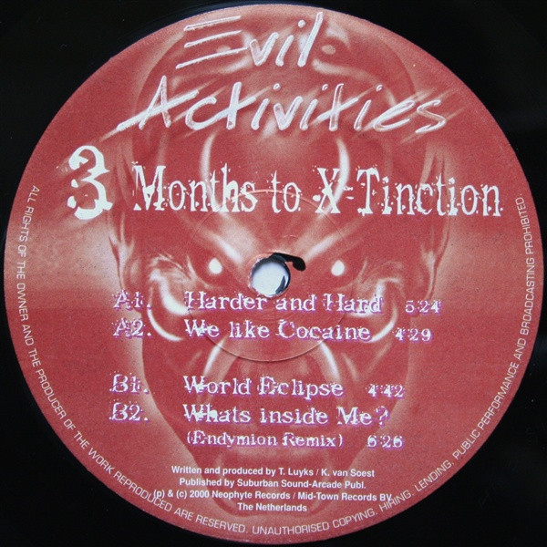 3 Months To X-Tinction front label