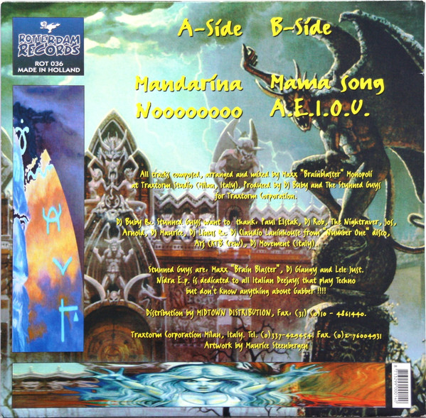 Nidra E.P. back cover