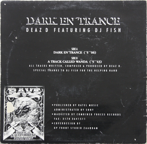 Dark En'Trance back cover