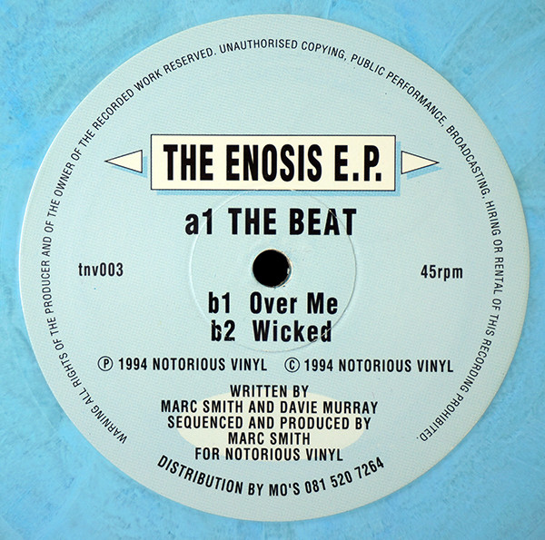 The Enosis E.P. front label