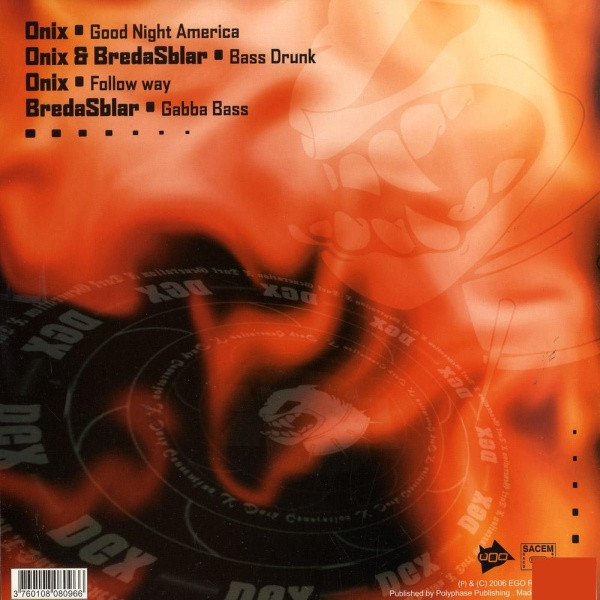 Dark Generation X back cover