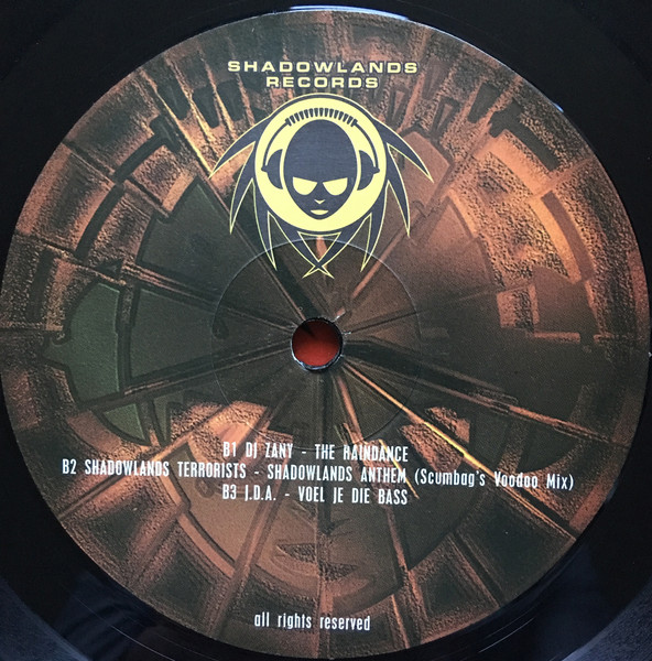 Shadowlands Rave E.P. - The Flashback front label