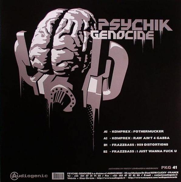 Fothermucker EP back cover