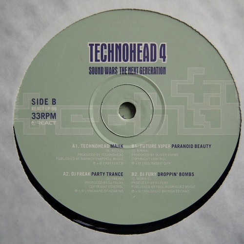 Technohead 4 - Sound Wars The Next Generation front label