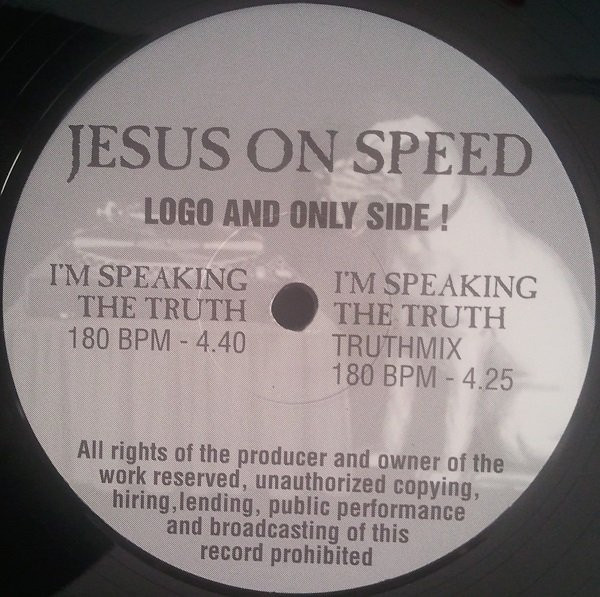 I'm Speaking The Truth front label