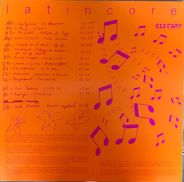 Latincore back cover