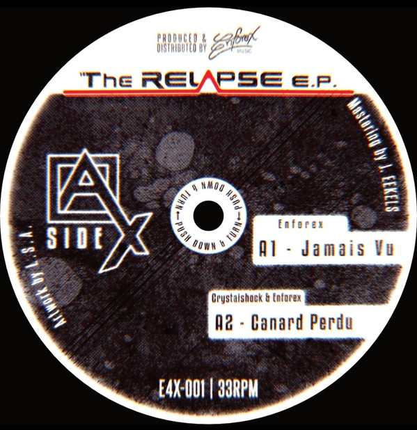 The Relapse E.P. back label