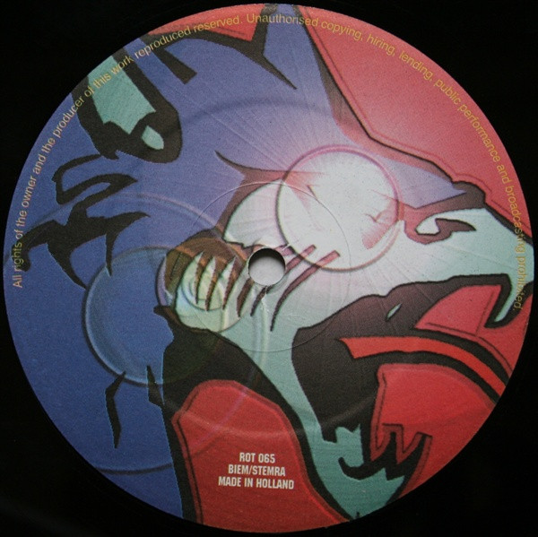 None Of Ya Left back label