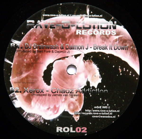 Rave-O-Lution Records 02 back cover