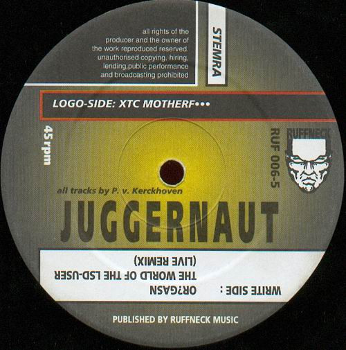XTC Motherf... front label