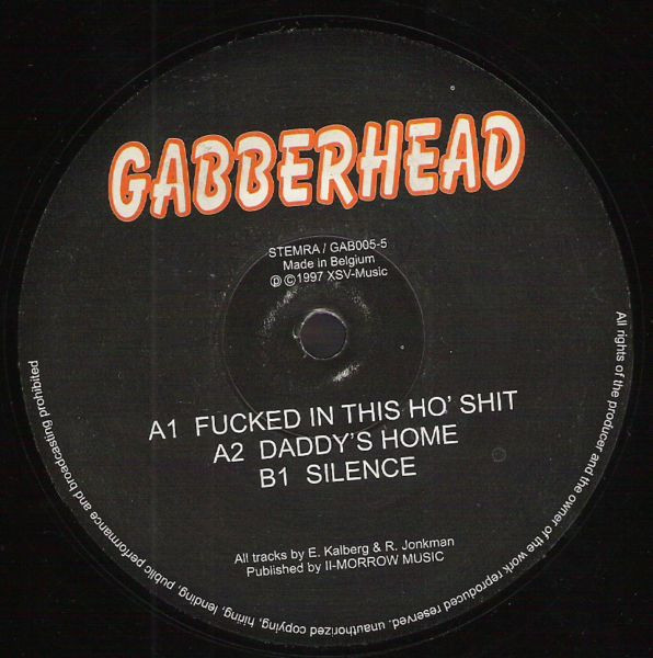 Fucked In This Ho' Shit back label