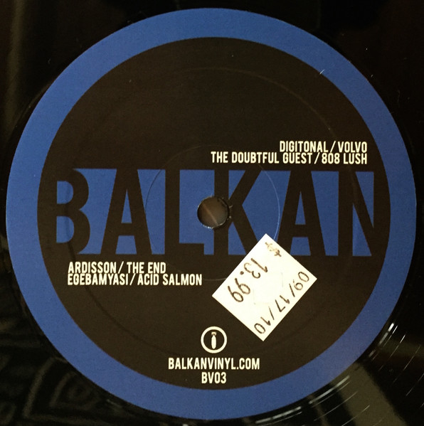 Blue front label